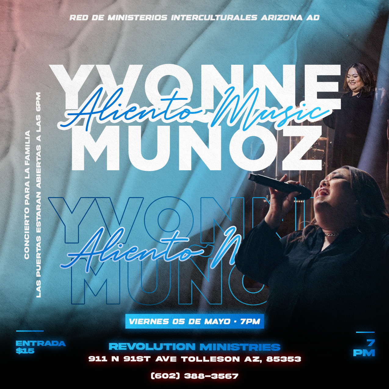 Concert with Yvonne Munoz, Encounter with God - Concierto con Yvonne Munoz, Encuentro con Dios